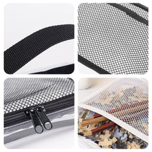 Load image into Gallery viewer, Transparent PVC Mesh Zipper Storage Bag Clear Makeup Bag Large Capacity Waterproof Portable Toy Packaging Bag