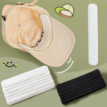 Load image into Gallery viewer, 10/50Pcs Hat Sweat Absorber Stickers Disposable Hat Sweat Absorber Stickers Adhesive Sweatproof Liners for Baseball Caps Visors