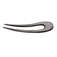 Load image into Gallery viewer, U-Shaped Moon Hair Stick Handcrafted Wooden Hairpin for Classic Chinese Buns Vintage Ponytail Hair Accessories