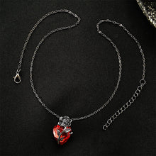 Load image into Gallery viewer, Gothic Rose Heart Necklace Y2K Dark Romance Adjustable Chain with Heart Pendant for Women Personalized Unique Gift