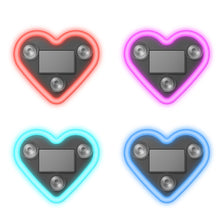 Load image into Gallery viewer, Solar Powered LED Heart Shape Car Interiors Atmosphere Decor Light USB Powered Car Window Neon Light Decorative Lamps