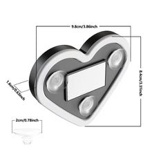 Load image into Gallery viewer, Solar Powered LED Heart Shape Car Interiors Atmosphere Decor Light USB Powered Car Window Neon Light Decorative Lamps