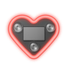 Load image into Gallery viewer, Solar Powered LED Heart Shape Car Interiors Atmosphere Decor Light USB Powered Car Window Neon Light Decorative Lamps
