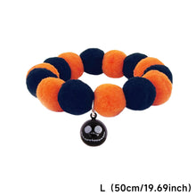 Load image into Gallery viewer, Halloween Pet Collar Funny Pumpkin Decoration Elastic Rope Dog Collar Accessories Cute Pumpkin Dog Necklace Pet Cat Bows