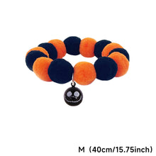 Load image into Gallery viewer, Halloween Pet Collar Funny Pumpkin Decoration Elastic Rope Dog Collar Accessories Cute Pumpkin Dog Necklace Pet Cat Bows