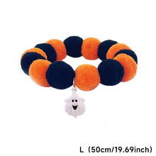 Load image into Gallery viewer, Halloween Pet Collar Funny Pumpkin Decoration Elastic Rope Dog Collar Accessories Cute Pumpkin Dog Necklace Pet Cat Bows