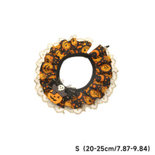 Load image into Gallery viewer, Halloween Cat Dog Lace Necklace Adjustable Exquisite Pet Pumpkin Lace Collar Cute Cool Pet Bib Scarf Small Medium Pets