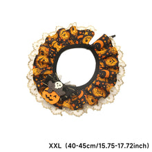 Load image into Gallery viewer, Halloween Cat Dog Lace Necklace Adjustable Exquisite Pet Pumpkin Lace Collar Cute Cool Pet Bib Scarf Small Medium Pets