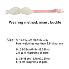 Load image into Gallery viewer, Pet Wing Collar Scarf Solid Color Collar Cats and Dogs Pet Collar Drool Bib Adjustabl Pet Neck Accessory Pet Gift