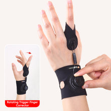 Load image into Gallery viewer, 1PC Professional Rotatable Trigger Finger Corrector Adjustable Joint Orthotic Brace for Thumb Tendonitis Relief