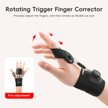 Load image into Gallery viewer, 1PC Professional Rotatable Trigger Finger Corrector Adjustable Joint Orthotic Brace for Thumb Tendonitis Relief