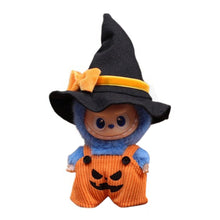 Load image into Gallery viewer, Miniature Halloween Doll Costume with Hat for 10.5cm Labubu 4.0 Dolls Cute Dress DIY Doll Clothes Lovely Outfit Gifts for Girls Friends