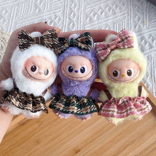 Load image into Gallery viewer, For Mini Labubu 4.0 Clothing Dress with Hair Accessory For 10.5cm Labubu V4 Doll Clothes Outfit Accessories