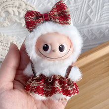 Load image into Gallery viewer, For Mini Labubu 4.0 Clothing Dress with Hair Accessory For 10.5cm Labubu V4 Doll Clothes Outfit Accessories