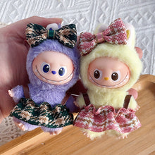 Load image into Gallery viewer, For Mini Labubu 4.0 Clothing Dress with Hair Accessory For 10.5cm Labubu V4 Doll Clothes Outfit Accessories