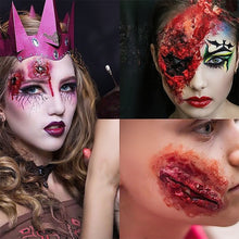 Load image into Gallery viewer, 30/60/100/20ml Fake Blood Prop with Spray Head Halloween Decoration Horror Cosplay Cosmetics Artificial Plasma Party Supplies Pranks DIY Halloween Supplies