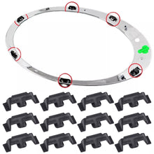 Load image into Gallery viewer, 12Pcs Car Headlight Trim Ring Clips Buckles Headlight Bulb Clips For Mini Cooper Countryman Clubman 51132752145