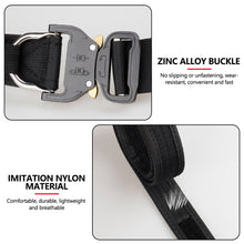 Load image into Gallery viewer, Tactical Molle Quick Release DRing Fighter Belt Dual Layers CS Belt Outdoor Hunting Combat Inner & Outer Belt