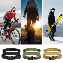 Load image into Gallery viewer, Tactical Molle Quick Release DRing Fighter Belt Dual Layers CS Belt Outdoor Hunting Combat Inner & Outer Belt
