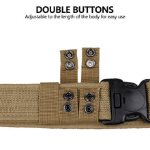 Load image into Gallery viewer, Tactical Belt Fashion Men Canvas Combat Belts Quick Release Outdoor Hunting Camouflage Waist Strap Waistband