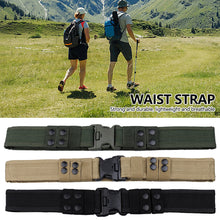 Load image into Gallery viewer, Tactical Belt Fashion Men Canvas Combat Belts Quick Release Outdoor Hunting Camouflage Waist Strap Waistband