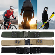 Load image into Gallery viewer, Tactical Belt Fashion Men Canvas Combat Belts Quick Release Outdoor Hunting Camouflage Waist Strap Waistband