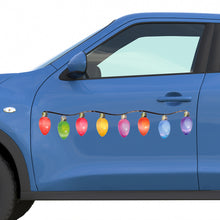 Load image into Gallery viewer, Car Refrigerator Decoration Christmas Reflective Bulb Light Shaped Magnets Stickers Magnetic Wires Ornaments Set Home Decor