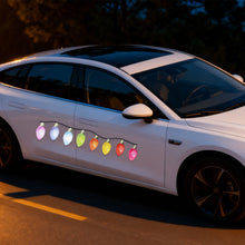 Load image into Gallery viewer, Car Refrigerator Decoration Christmas Reflective Bulb Light Shaped Magnets Stickers Magnetic Wires Ornaments Set Home Decor