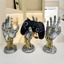 Load image into Gallery viewer, Cyberpunk Mechanical Hand Stand Headset Hanger Multi-Purpose Cool Toy Model For Gaming Setup Office Desk Shelf Display Organizer