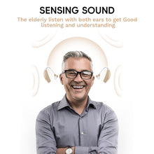 Load image into Gallery viewer, Hearing Amplifierfor Elderly Invisible Sound Enhancer Noise Reduction Conversation Deaf-aid Senior Hearing Helper Gift for Grandpa Grandma