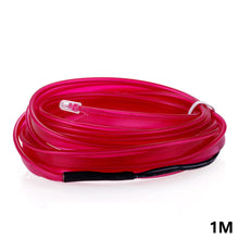 Load image into Gallery viewer, 1M Car Interior LED Ambient Strip Lights with USB Driver EL Wire Neon Ambient Lighting USB Flexible Decoration DIY Auto Party Atmosphere Lamp