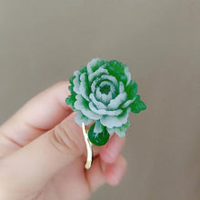 Load image into Gallery viewer, Peony Fashion Brooch Flower Gemstone Brooch Sweater Pin Gemstone Alloy Brooch Elegant Style Brooch for Business Gifts