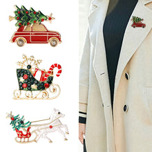 Load image into Gallery viewer, Creative and Fashionable Christmas Accessories Christmas-Themed Brooch Christmas Metal Accessories Pin Christmas Gift