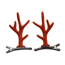 Load image into Gallery viewer, Christmas Hairpins and Hair Accessories Antler Clip Children's Headwear Cute and Festive Atmosphere Elk Bell Ornaments Christmas Gift
