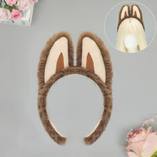 Load image into Gallery viewer, Cute Plush Hair Band with Elf Ears Funny Devil Headband Spa Headband Funny Props for Festivals Holiday Party