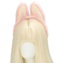 Load image into Gallery viewer, Cute Plush Hair Band with Elf Ears Funny Devil Headband Spa Headband Funny Props for Festivals Holiday Party
