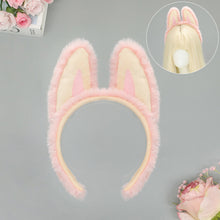 Load image into Gallery viewer, Cute Plush Hair Band with Elf Ears Funny Devil Headband Spa Headband Funny Props for Festivals Holiday Party