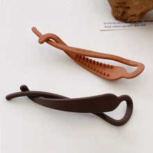 Load image into Gallery viewer, Simple and Fashionable Hair Cip Banana Clip Vertical Clip Resin Hair Clamp Hairpin Hair Accessory for Women Chic Updos