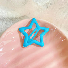 Load image into Gallery viewer, 20/40/50Pcs Colorful Five-Pointed Star Mixed-Color Hairpins Cute Energetic Star Alloy Hair Accessory for Daily Wear Styling
