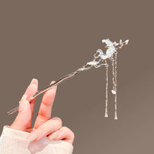 Load image into Gallery viewer, Light Luxury Starry Sky Moonstone Tassel Hairpin New Chinese-Style Hair Accessory Elegant Hair Stick for Women Gift
