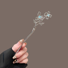 Load image into Gallery viewer, Light Luxury Starry Sky Moonstone Tassel Hairpin New Chinese-Style Hair Accessory Elegant Hair Stick for Women Gift