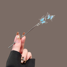 Load image into Gallery viewer, Light Luxury Starry Sky Moonstone Tassel Hairpin New Chinese-Style Hair Accessory Elegant Hair Stick for Women Gift