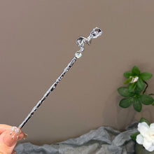 Load image into Gallery viewer, Light Luxury Starry Sky Moonstone Tassel Hairpin New Chinese-Style Hair Accessory Elegant Hair Stick for Women Gift