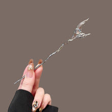 Load image into Gallery viewer, Light Luxury Starry Sky Moonstone Tassel Hairpin New Chinese-Style Hair Accessory Elegant Hair Stick for Women Gift
