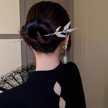 Load image into Gallery viewer, Light Luxury Starry Sky Moonstone Tassel Hairpin New Chinese-Style Hair Accessory Elegant Hair Stick for Women Gift