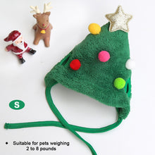 Load image into Gallery viewer, Cute Pet Christmas Cosplay Hat For Dogs Cats Clothes Costumes Santa Hat Scarf Dressing Up Christmas Party Costume Suit