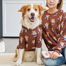 Load image into Gallery viewer, 7.5-45kg Fashion Bear Patttern Pet Dog Cat T-shirt Pure Cotton Dog Clothes for French Bulldog Mediun Large Dogs Soft Breathable