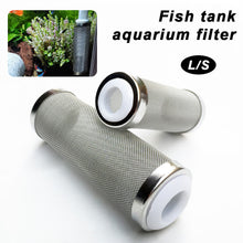 Load image into Gallery viewer, 12/16mm Aquarium Inflow Inlet Filter Stainless Steel Mesh Net Guard Fish Tank Filter Accesories Intake Strainer Prefilter Cover