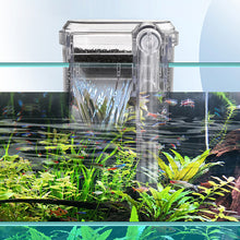 Load image into Gallery viewer, Aquarium Filter Mini Silent USB Waterfall Fish Tank Filter Adjustable Water Volume Wall Mounted USB Fish Tank Filtration Device