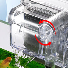 Load image into Gallery viewer, Aquarium Filter Mini Silent USB Waterfall Fish Tank Filter Adjustable Water Volume Wall Mounted USB Fish Tank Filtration Device